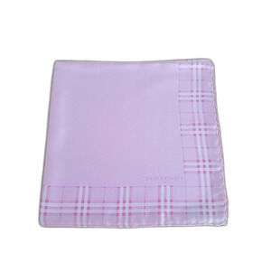 Burberry Barbie Pink Nova Check Pocket Square/Handkerchief